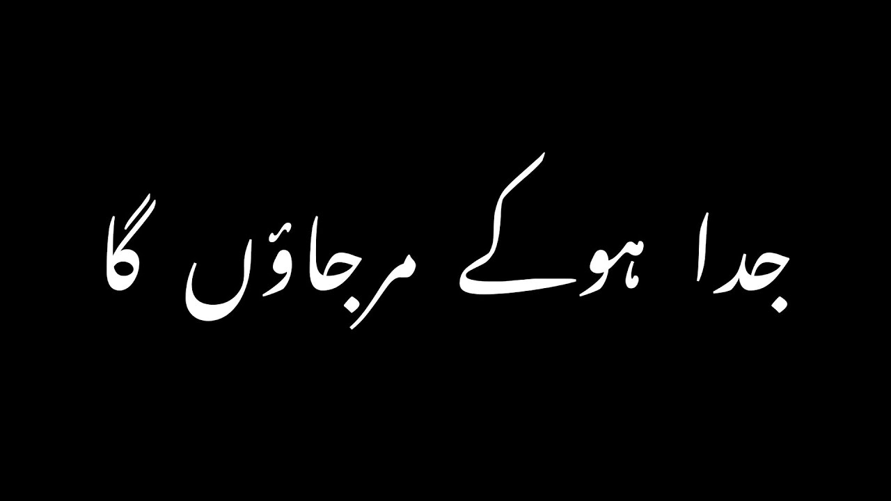 MAIN MAR JAUGA ? _ URDU BLACKSCREEN LYRICS WHATSAPP STATUS VIDEO 2022