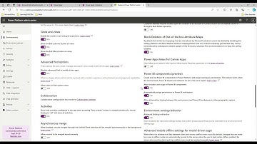 Power Platform Environment Settings App - 2024 Release Wave 2