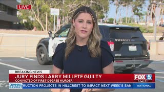 Emotional courtroom after Larry Millete found guilty of first degree murder Emotional courtroom after Larry Millete found guilty of first degree murder