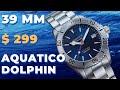 ЛУЧШЕ МЕНЬШЕ, ДА ЛУЧШЕ! Aquatico Dolphin 39 мм за $299