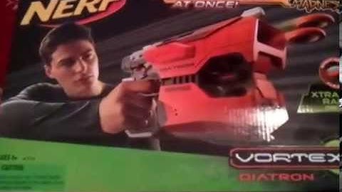 Nerf Vortex Diatron: Review and Demonstration