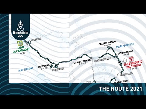 Tirreno-Adriatico EOLO 2021 | The Route