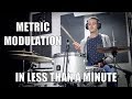 Metric Modulation in less than a Minute - Daily Drum Lesson