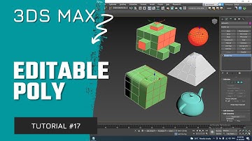 #17 | How to use Editable Poly in 3ds Max | Ahsaan Rehman