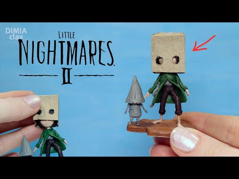 Mono and Nomes made of plasticine - Little Nightmares 2 - by DIMIA CLAY