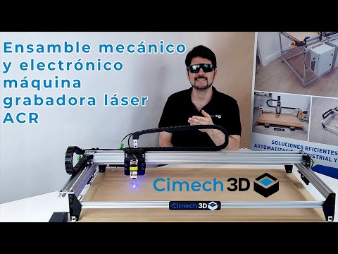 Grabadora Laser ACR CNC - Plateada - Cimech 3d