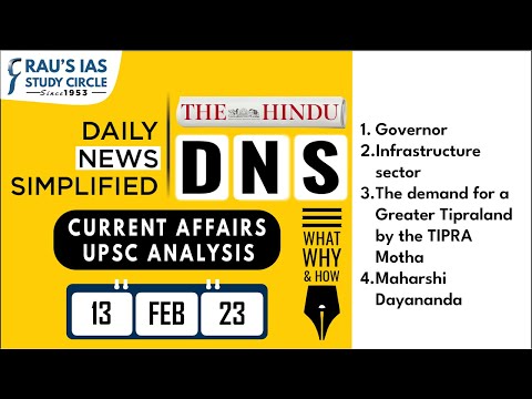 The Hindu Analysis | 13 February, 2023 | Daily Current Affairs | UPSC CSE 2023 | DNS