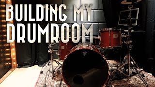 How I Built My Drum Room  Time Lapse