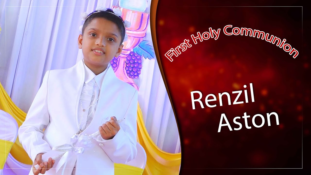 Renzil Aston ,First Holy Communion Ceremony, by - Roshan Mogarnad