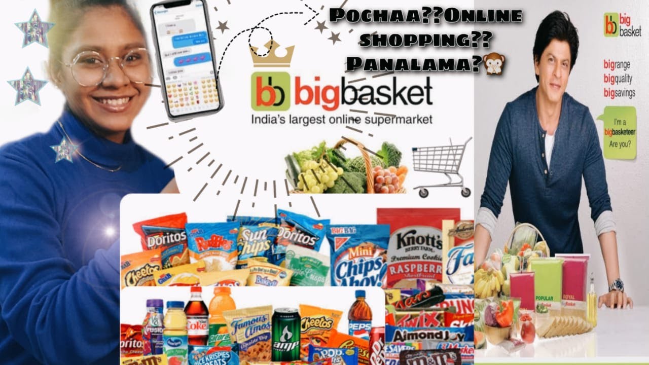 Bigbasket la shopping Bigbasket Online shopping Tamil Vlogs YM 