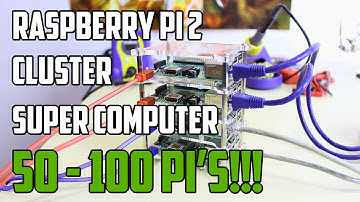 New Raspberry Pi 2 50-100 Cluster Super Computer!