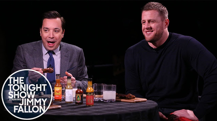 J.J. Watt & Jimmy Get Their Feelings Hurt While Eating Spicy Wings w/ Sean Evans (Hot Ones)