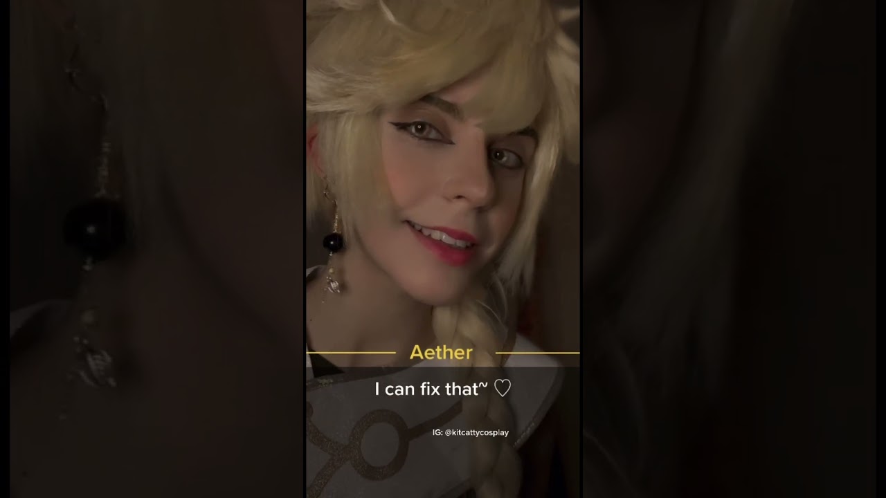 Who is he talking to? 👀 #cosplay #genshinimpact #xiaother #aethergenshinimpact #cosplay
