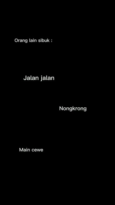 ORANG² SIBUK JALAN² SAMA AYANG || GUA PUSS ML DOANG || STORY WA || TREND