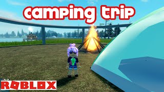 Camping Trip gone wrong... ⛺️ 🐻 uh oh 💥 Backing Packing in Roblox!