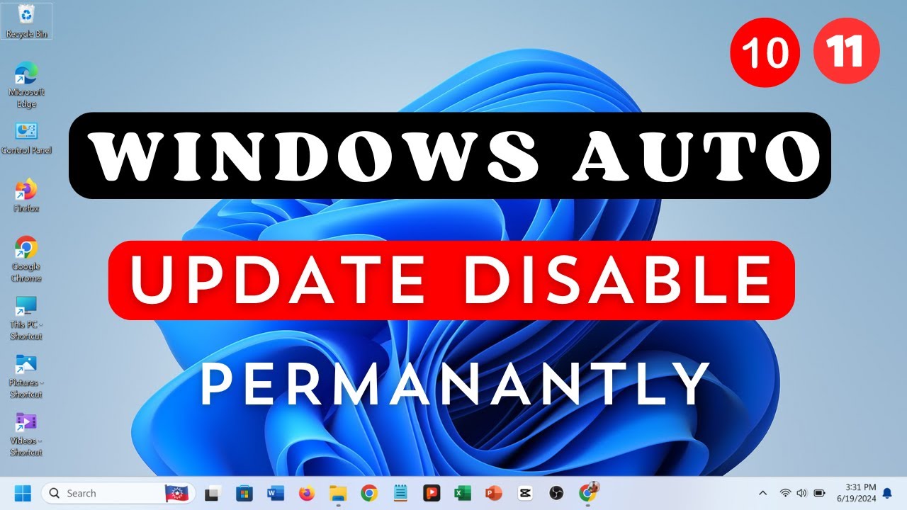 how to disable auto update on Windows 11 - YouTube