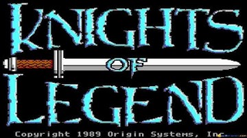 Knights of Legend gameplay (PC Game, 1989)