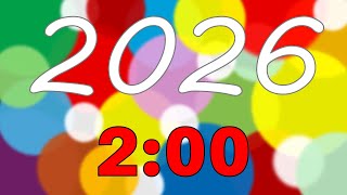 2 Minute New Year Countdown 2026