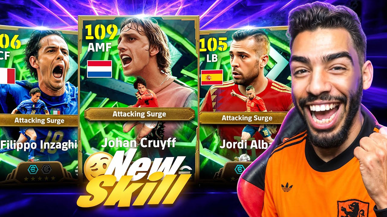 NEW ATTACKING SURGE CRUYFF + INZAGHI + ALBA 🔥 IS IT WORTH IT ?? eFootball 26 mobile 
