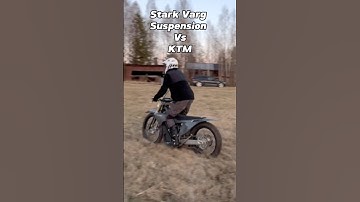 Stark Varg VS KTM Suspension? #starkvarg #stark #dirtbike #logarage #suspension