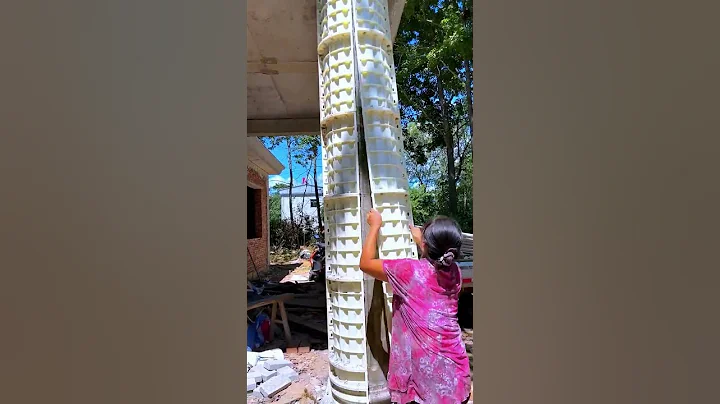 Mold for making round cement Roman Columns- Good tools and machinery make work easy - DayDayNews