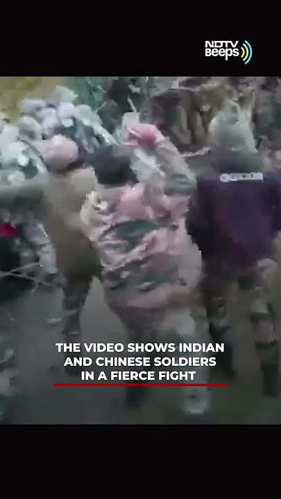 Amid New Tension, 2021 Video Shows Indian Soldiers Repelling China Troops