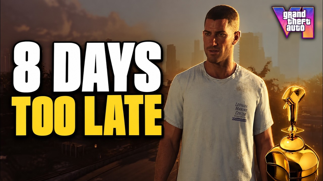 GTA 6 Radar video thumbnail: the Golden Joystick Awards eligibility rules that put GTA 6's November launch outside every voted category except Most Wanted Game