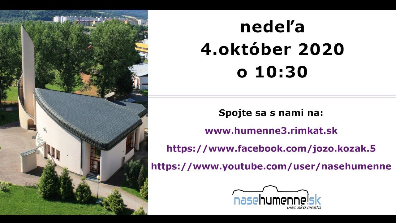 Farnosť sv. košických mučeníkov - 4.10.2020 (
