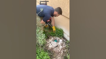 Clearing a Backed Up Sewer Line