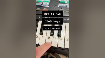 How to Fix A Digital Keyboard with ‘Dead’ Keys / Notes with no Sound #howto #asmr #casio #yamaha