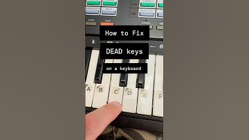 How to Fix A Digital Keyboard with ‘Dead’ Keys / Notes with no Sound #howto #asmr #casio #yamaha
