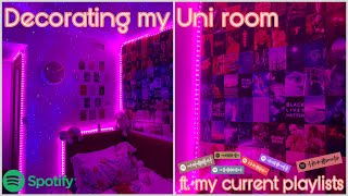 Uni Room Makeover *aesthetic/pinterest inspired* ft My Current Playlists