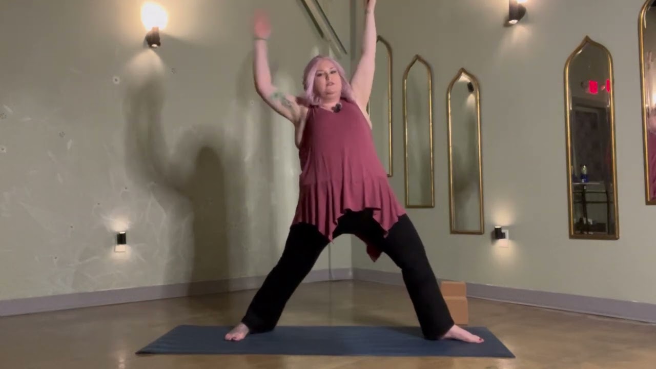 Gretchen‘s yoga pose breakdown yoga 101 (peaceful warrior)