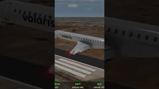 ATERRIZAJE DEL VUELO GERELL VILLEGAS AIRLINES VOLARIS BOMBARDIER CRJ900 #viral #aviation #video