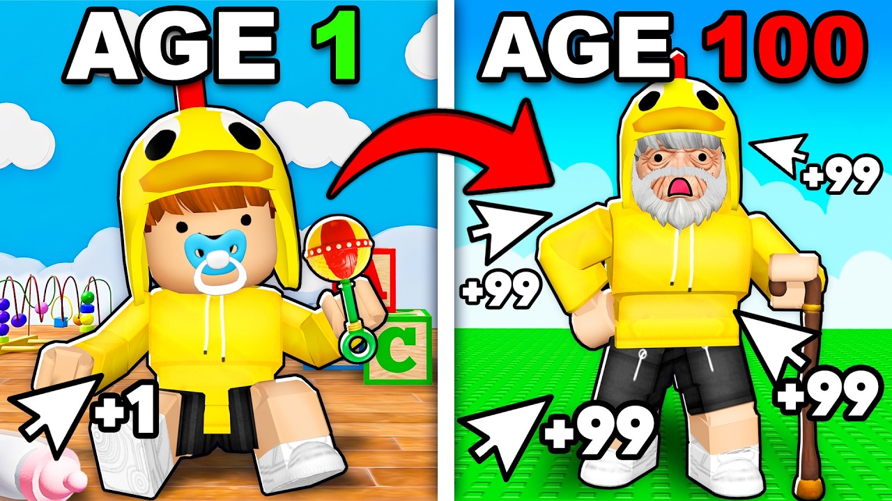 1 Click = 1 AGE in Roblox..