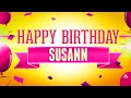 Happy Birthday Susann