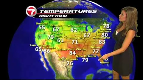 WSVN Weather Julie Durda 7/13/2011
