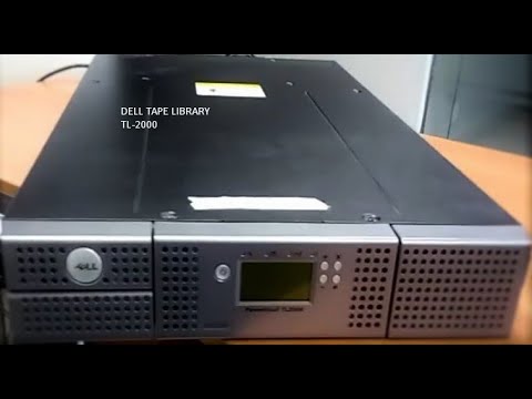 How to configure Dell Tape library TL-2000 - Part 1 of 3 | TL-2000 | Tape Library