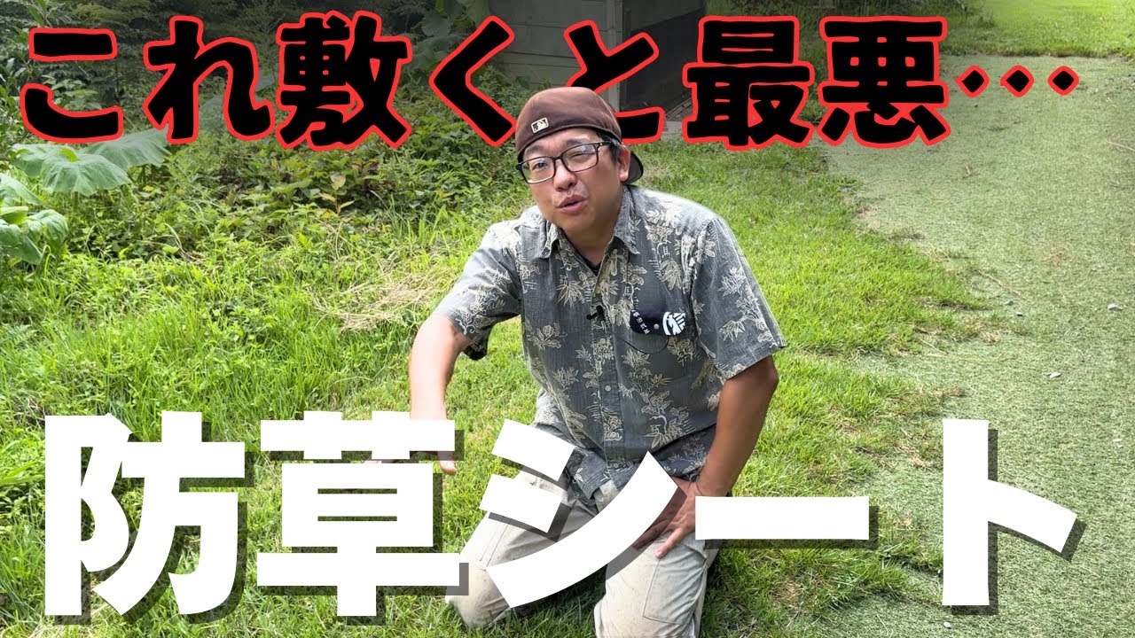 これを敷いたら最悪です…防草シート2年vs5年を比較！