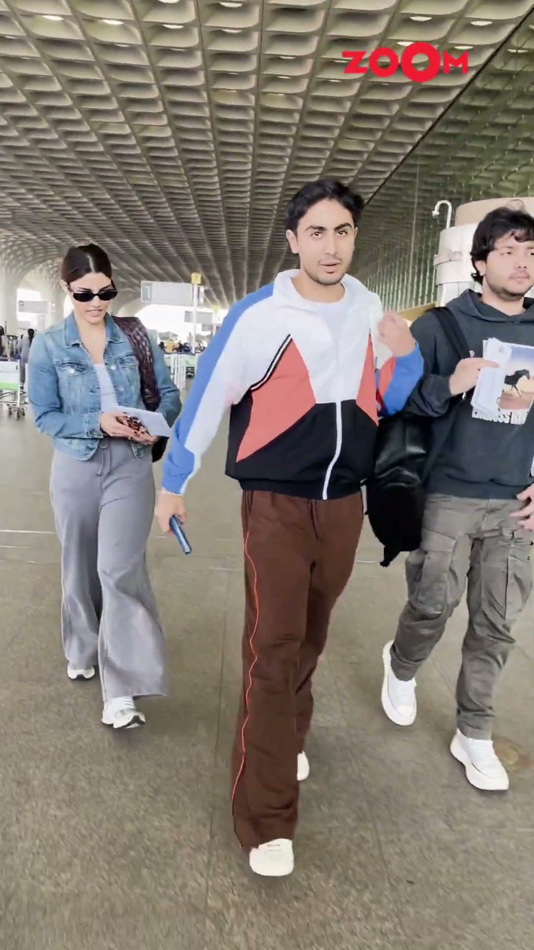 Arhan Khan, Nirvan Khan and Alizeh Agnihotri SPOTTED at the airport #shorts