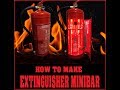 Extinguisher mini bar diy project perfect gift