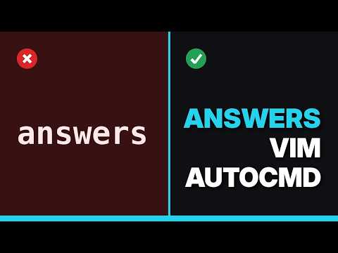 What autocmd FileType is in .vimrc? (2 Solutions!!)