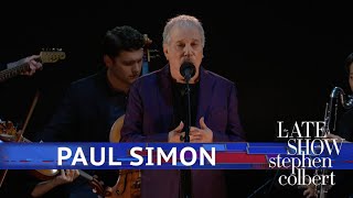 Paul Simon Performs 'Rene & Georgette Magritte With Their Dog After The War' chords