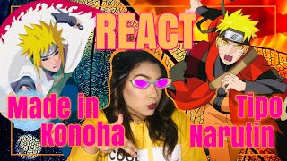 REACT - TIPO NARUTIN E MADE IN KONOHA - MHRAP E TK RAPS