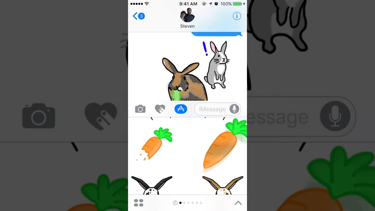 how to use stickers ios 10