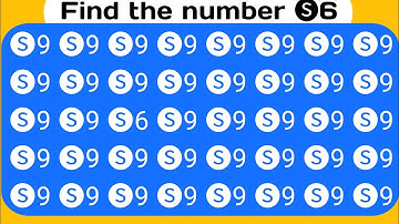 FIND THE ODD ONE OUT | NUMBER AND LETTER EDITION | SPOT THE DIFFERENCE