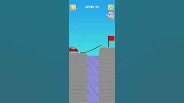 Draw Bridge puzzle level 51 #gameplay #game #gaming #games #shortvideo #shortsvideo #shorts #short