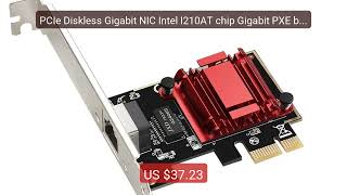 PCIe Diskless Gigabit NIC Intel I210AT chip Gigabit PXE boot ... — Amazing Value 2026 | Must Have!