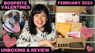 BARK BOX SUPER CHEWER | Booprite Valentines | February 2023 | A Dog Parent Unboxing🐾❤️