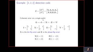 Basics of quantum error correction (KF3 Seminar, Fall 2020)